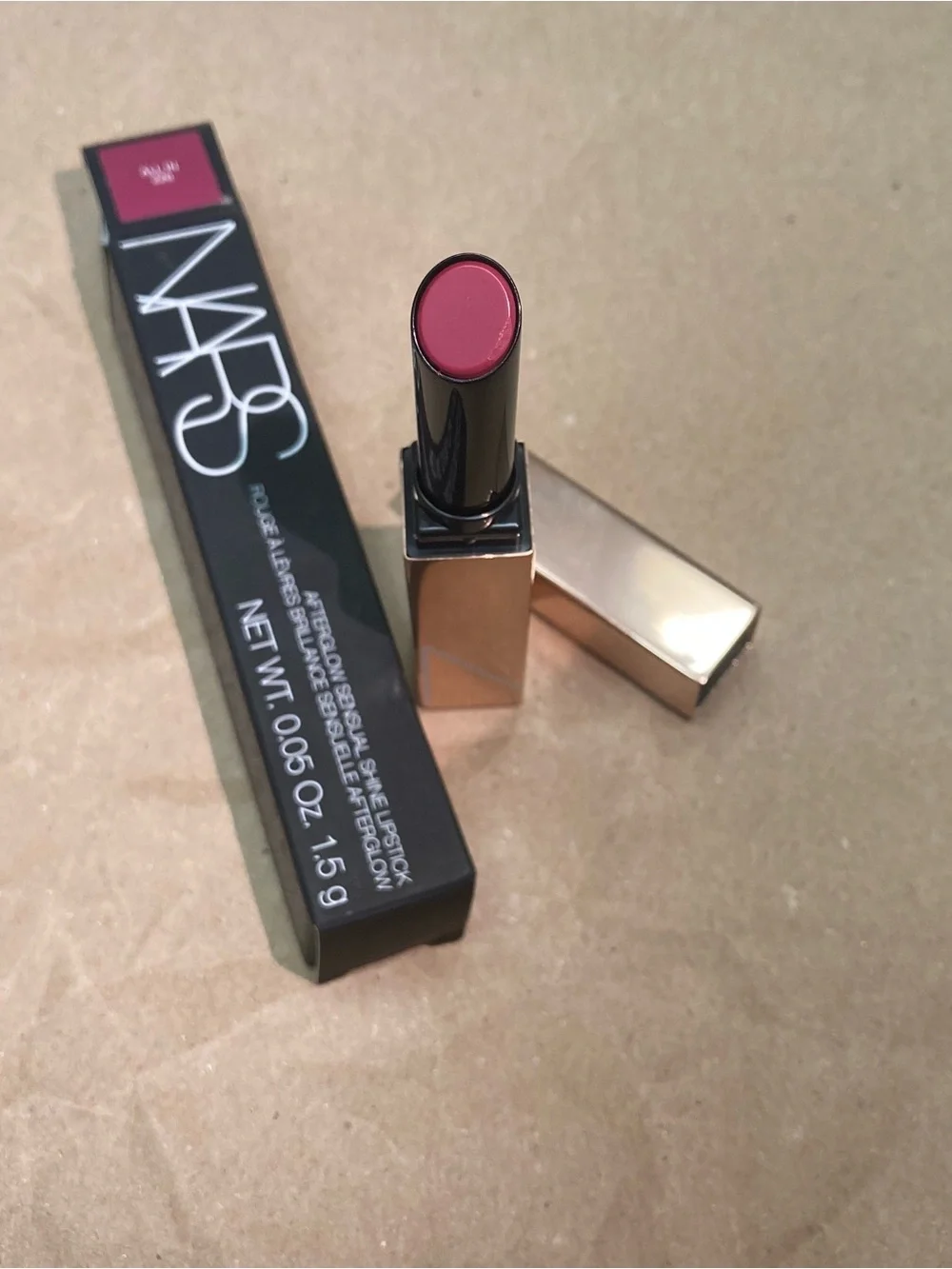 NARS afterglow sensual shine lipstick